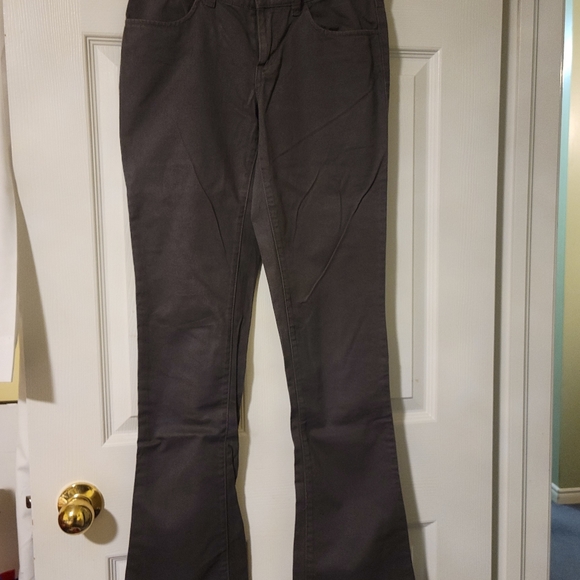 Flared boot cut mid rise cotton trousers by Jacob, size 4 - Picture 1 of 2